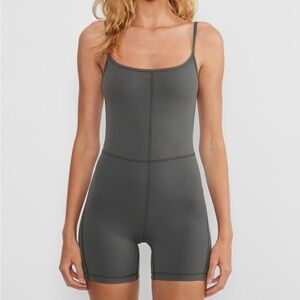 Aritzia Golden LIFE Divinity 5" Romper Charcoal